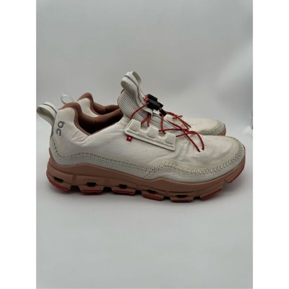 ON CLOUDAWAY ICE/CHILI‎ RED GREY WHITE RUNNING SHOES Women’s 10 - Picture 1 of 6
